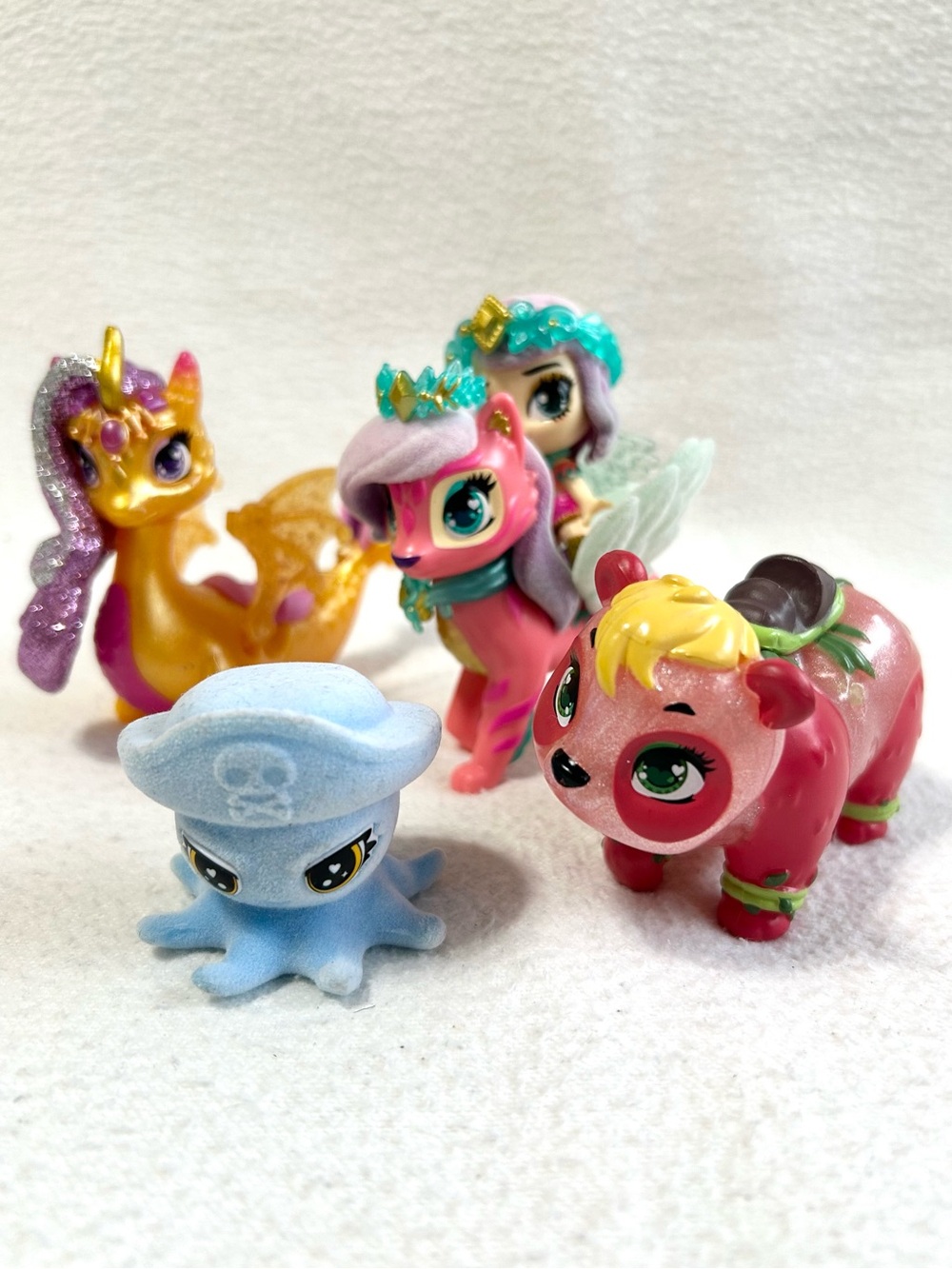 Hatchimals Pixies Riders Radiant Roxie Pixie /Tigrette, Draggle & Pandor Gliders